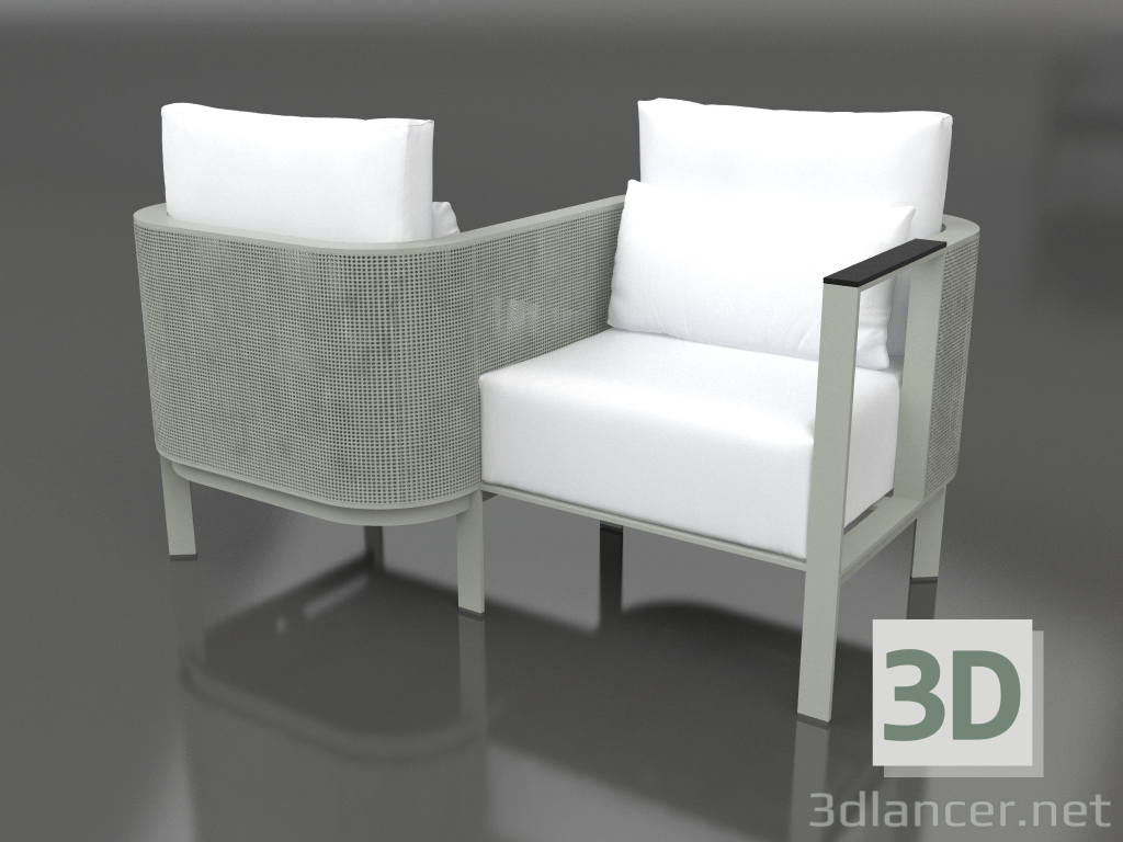 3D modeli Tu&Yo kanepe (Çimento grisi) - önizleme