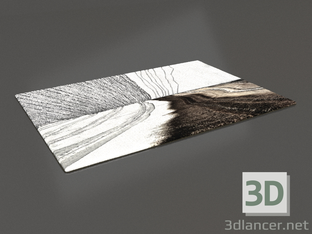 3d model Alfombra 1600x2300 mm - vista previa 3d model Alfombra 1600x2300 mm - vista previa