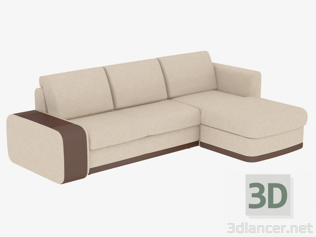 3d model Corner sofa modular - preview