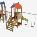 3d модель Детский игровой комплекс (V1202) – превью