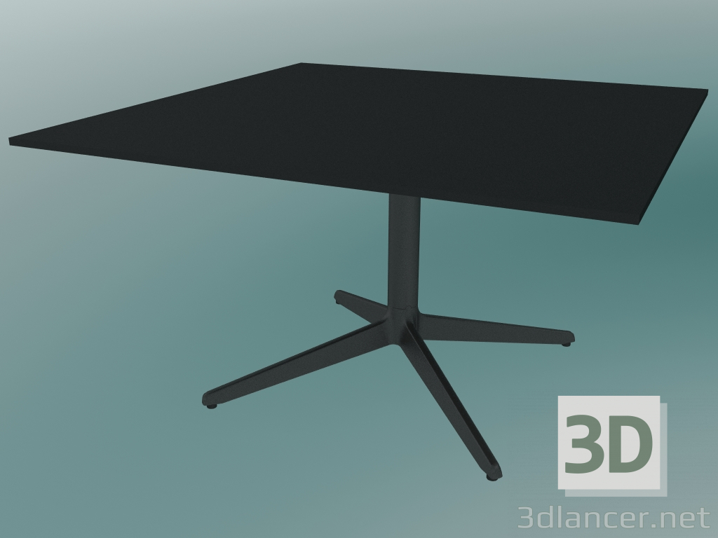 3D Modell Tisch MISTER X (9511-51 (80x80cm), H 50cm, schwarz, schwarz) - Vorschau