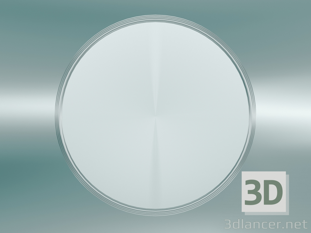 modèle 3D Miroir Sillon (SH4, Ø46cm, Chrome) - preview