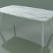 3d model Dining table (234, Marble, White) - preview