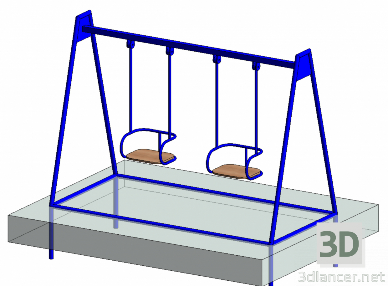 modello 3D swing - anteprima