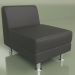 3d model Section Evolution 1-seater (Black leather) - preview