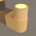 modello 3D Lampada SP-SPICY-WALL-MINI-S60x39-3W Day4000 (GD, 40 gradi, 230V) - anteprima
