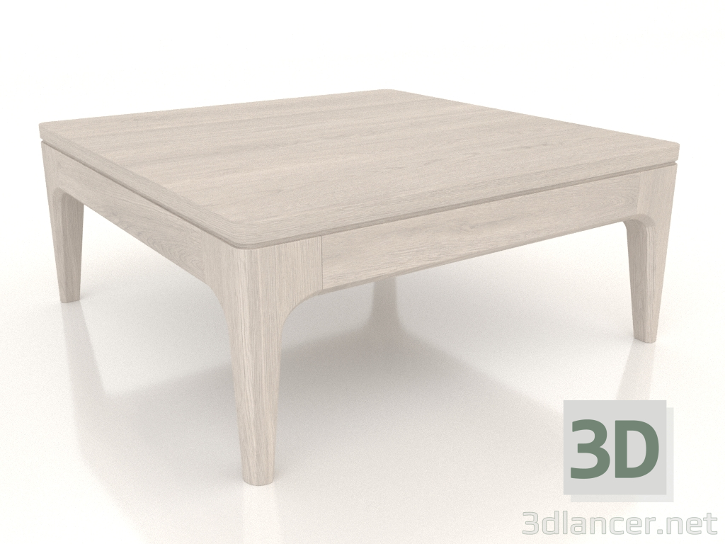 modello 3D Tavolino basso FARGO 600x600x250 mm (rovere sbiancato) - anteprima