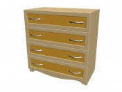 Chest of drawers (4 boxes)