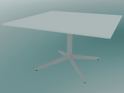 Table MISTER X (9511-51 (80x80cm), H 50cm, blanche, blanche)