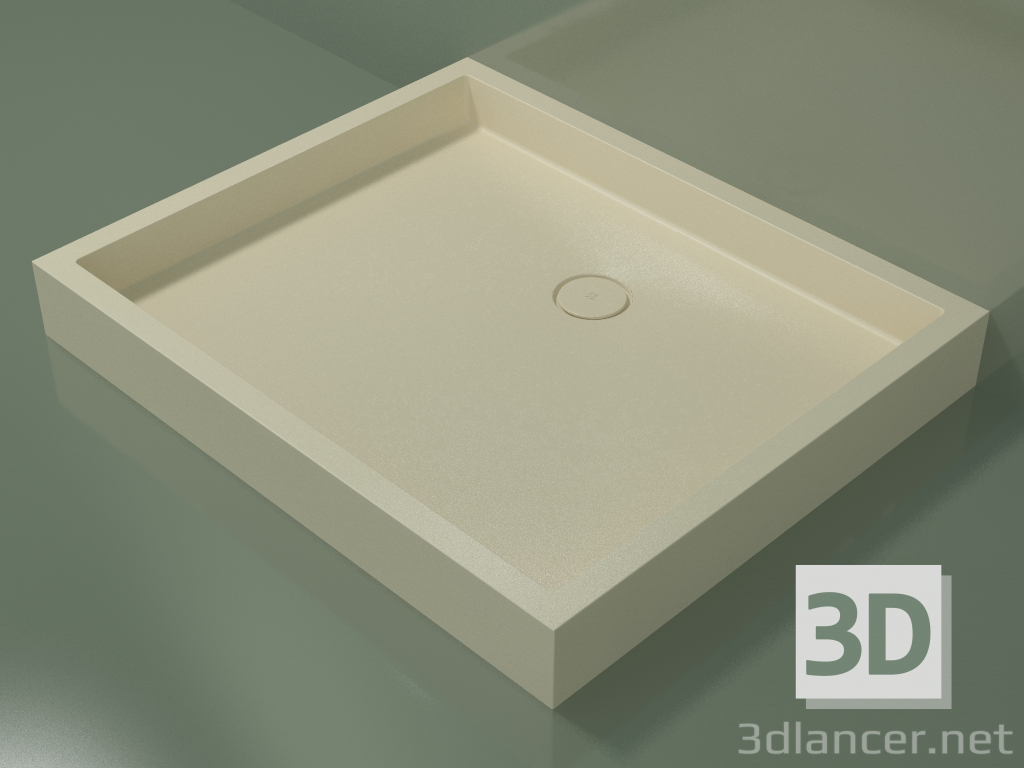 3D modeli Duş teknesi Alto (30UA0141, Bone C39, 120x100 cm) - önizleme
