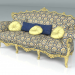 3d model 3-seater sofa (art. 12415) - preview
