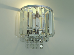 Wall lamp Torreta 10105-2 (chrome-clear crystal)