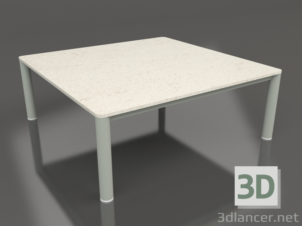 modello 3D Tavolino 94×94 (Grigio cemento, DEKTON Danae) - anteprima