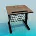 3d model Single desk - preview