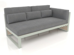 Modular sofa, section 1 right, high back (Cement gray)