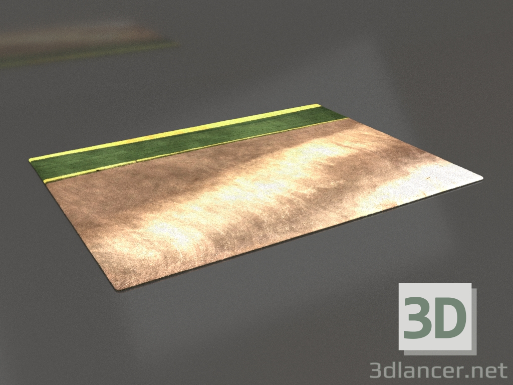 3d model Alfombra 2400x3200 mm - vista previa 3d model Alfombra 2400x3200 mm - vista previa
