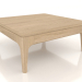 modello 3D Tavolino basso FARGO 600x600x250 mm (rovere schiarito) - anteprima