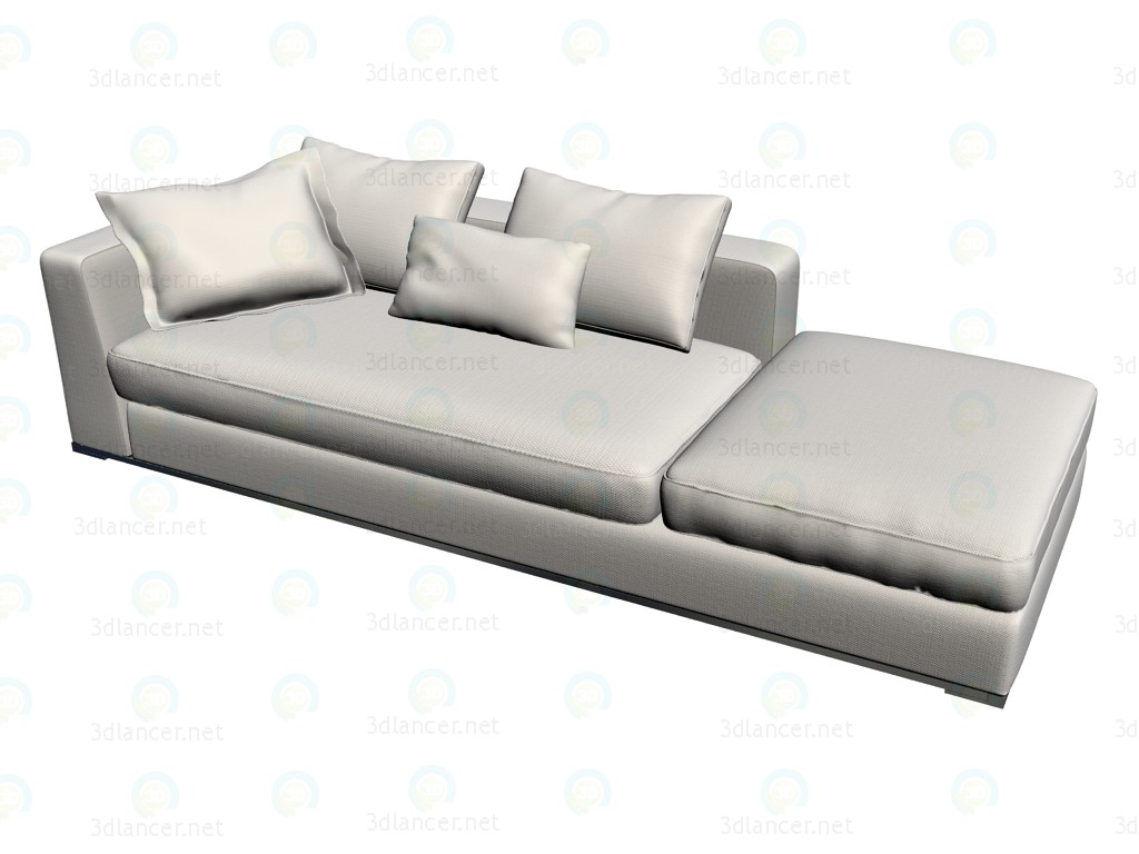 3D Modell Sofa-Einheit (Abschnitt) 2405DX - Vorschau