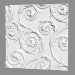 modello 3D Pannello murale in gesso (art.180) - anteprima