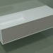 modèle 3D Lavabo avec tiroirs (06UC824S1, Clay C37, L 144, P 50, H 36 cm) - preview