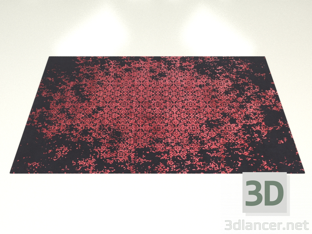 3d модель Вузликовий килим, дизайн Christal – превью