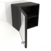 3d model Mirror with drawer (open) ZL 09 (300x200x300, wood black) - preview