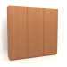 3d model Wardrobe MW 04 wood (3000x600x2850, wood red) - preview