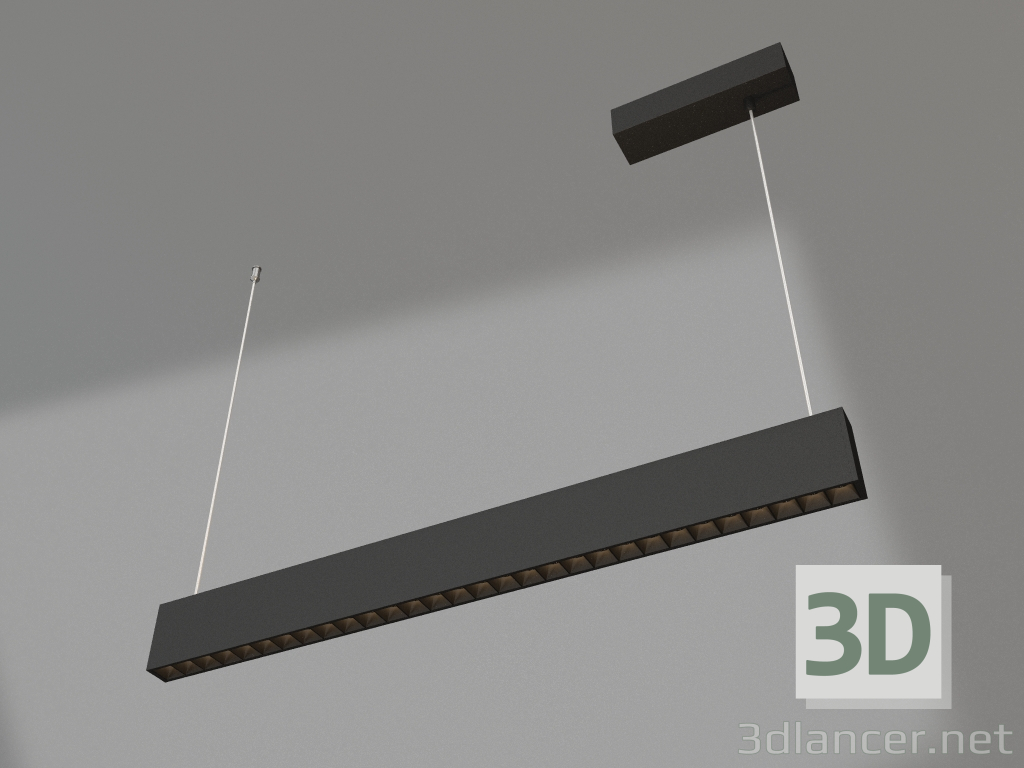 modèle 3D Lampe ALT-LINEAIR-CELL-UPDOWN-S2460-600-24W Warm3000 (BK, 40 degrés, 230V) - preview