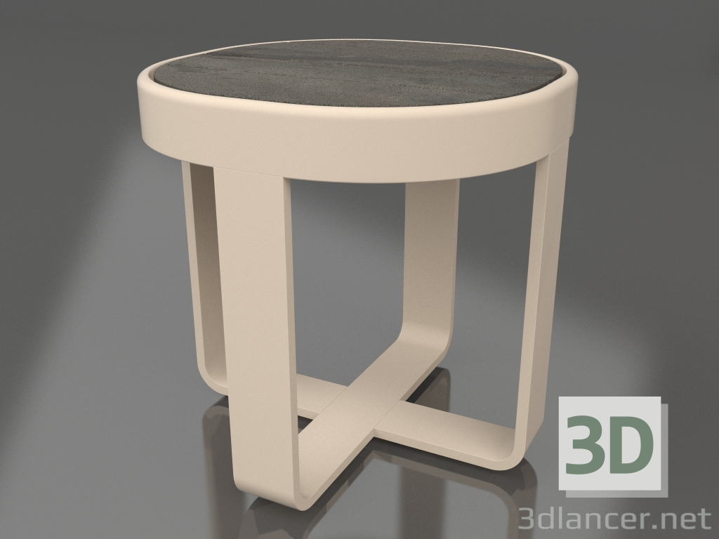 modèle 3D Table basse ronde Ø42 (DEKTON Radium, Sable) - preview
