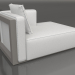 modello 3D Modulo divano, sezione 2 destra (Grigio quarzo) - anteprima