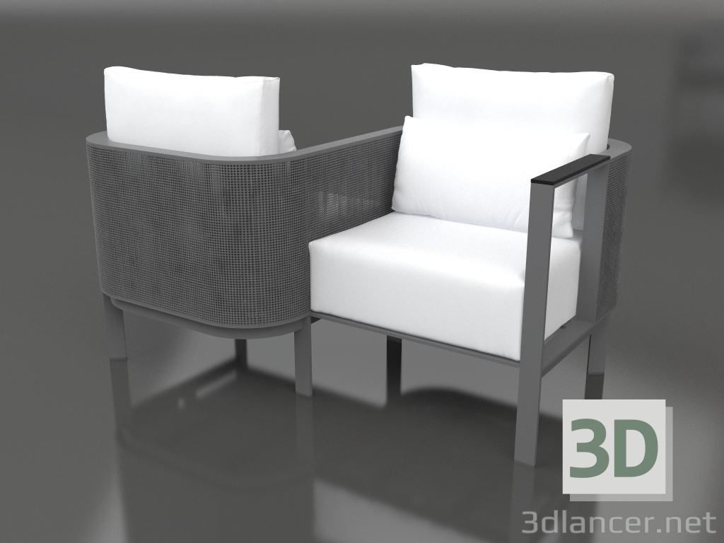 3D Modell Tu&Yo Sofa (Anthrazit) - Vorschau