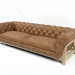 3d Cocoon Chesterfield Sofa 4 Seater Bleu Nature model buy - render