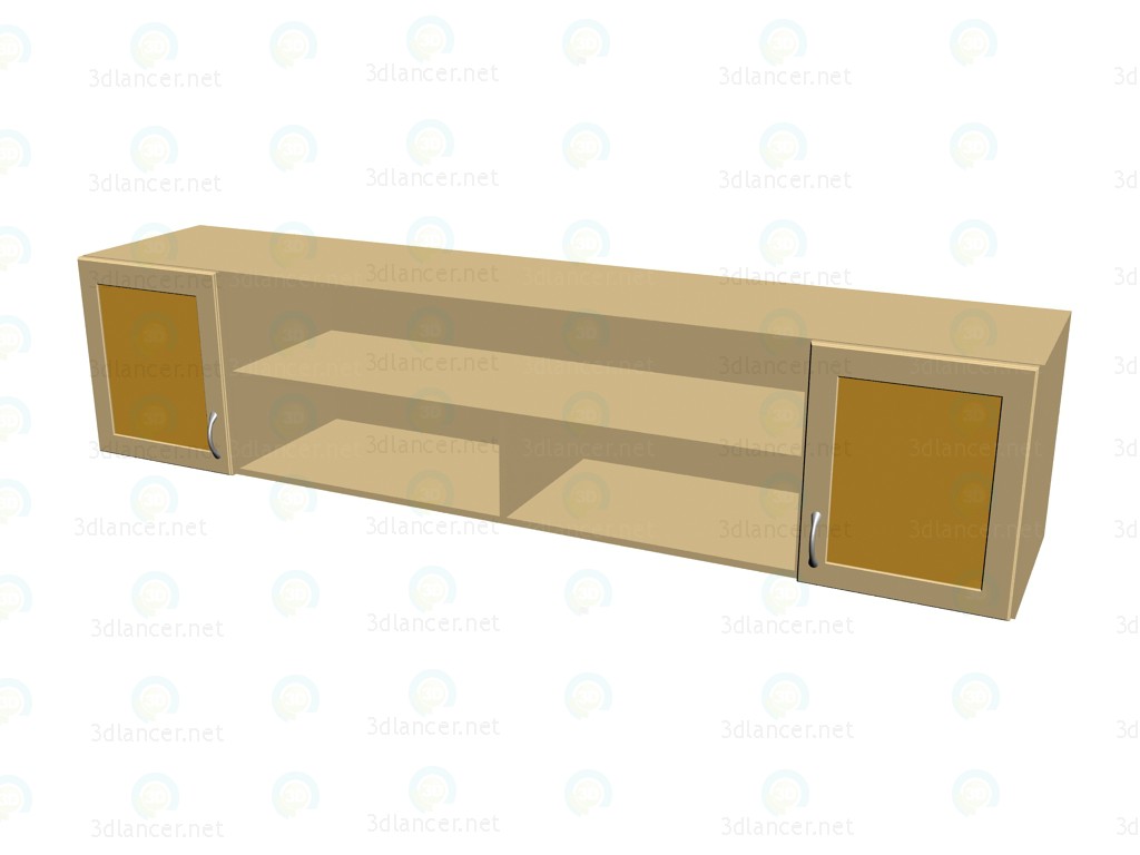 3d model la sección de toldos (largo) - vista previa