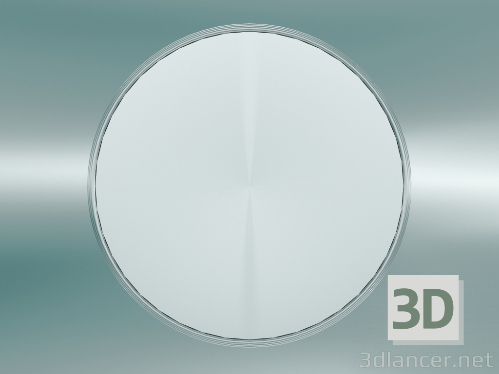 modèle 3D Miroir Sillon (SH5, Ø66cm, Chrome) - preview