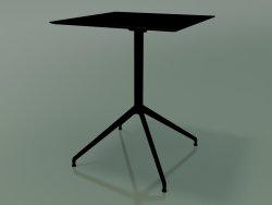 Стол квадратный 5740 (H 72,5 - 59x59 cm, разложенный, Black, V39)
