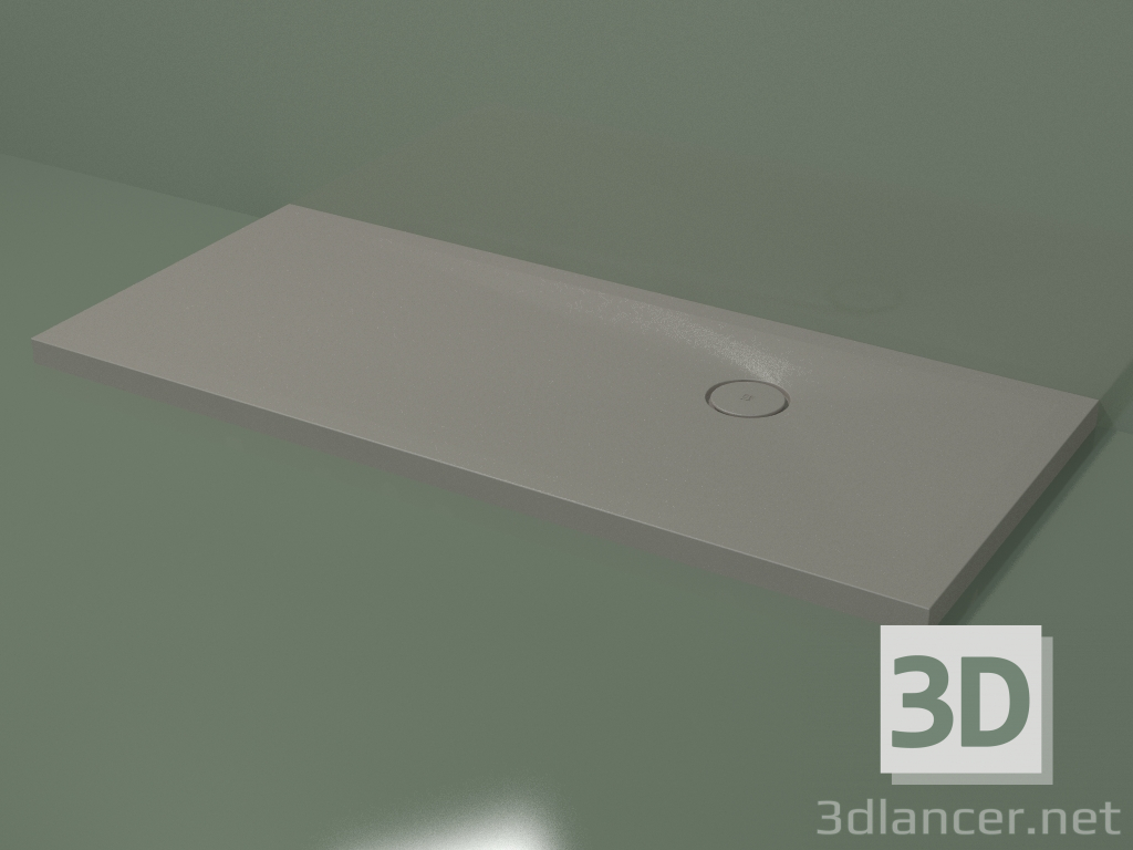 modèle 3D Receveur de douche (30UBС113, Clay C37, 160 X 70 cm) - preview