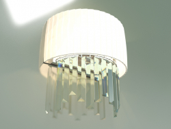 Lámpara de pared Amantea 10106-2 (cromo-cristal transparente)