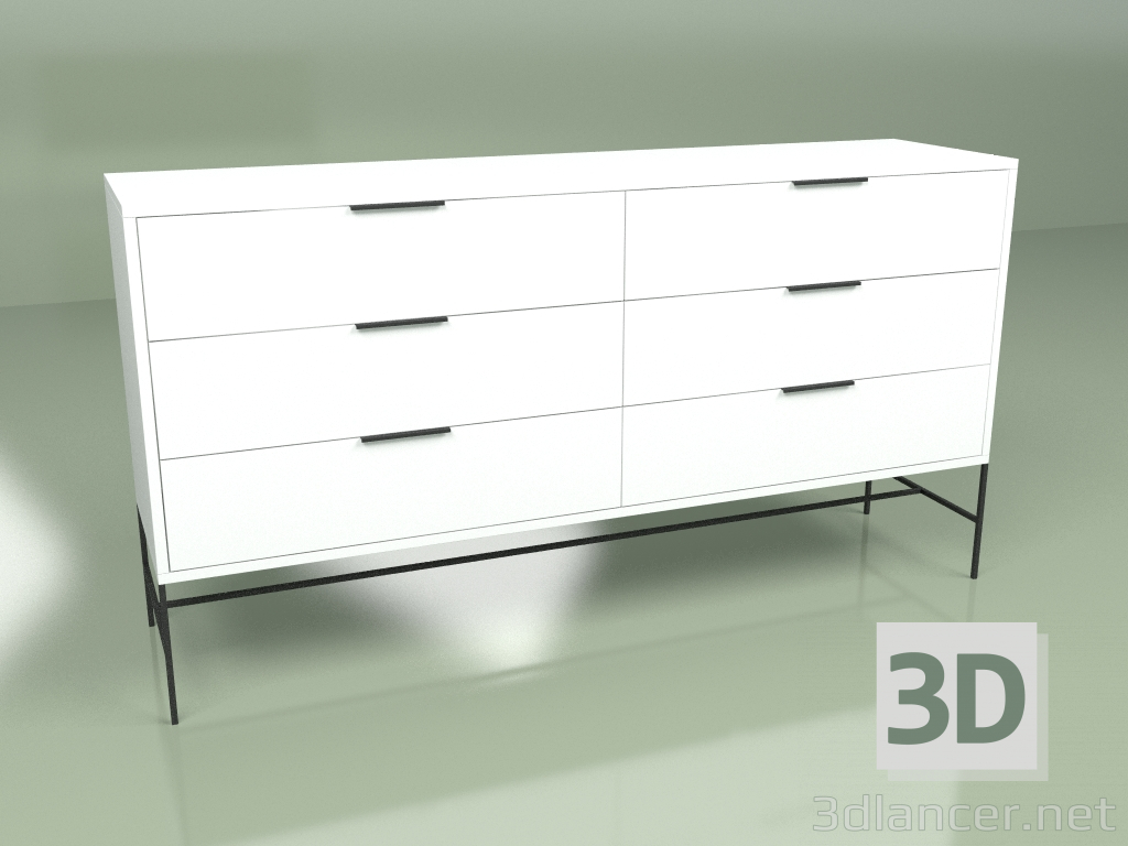3d model Chest of drawers TSD4.2 02 - preview