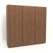 3d модель Шафа MW 04 wood (3000х600х2850, wood brown light) – превью