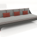 3d model 3-seat sofa without armrests (OD1033) - preview