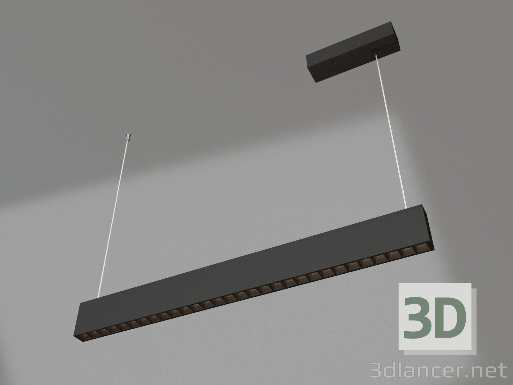 3D Modell Lampe ALT-LINEAIR-CELL-UPDOWN-S2460-600-24W Day4000 (BK, 40 Grad, 230V) - Vorschau