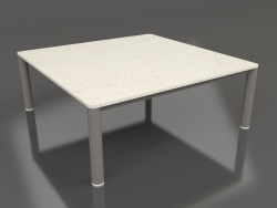 कॉफी टेबल 94×94 (क्वार्ट्ज ग्रे, डेकटन डैने)