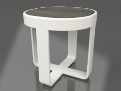 Кофейный столик круглый Ø42 (DEKTON Radium, Agate grey)