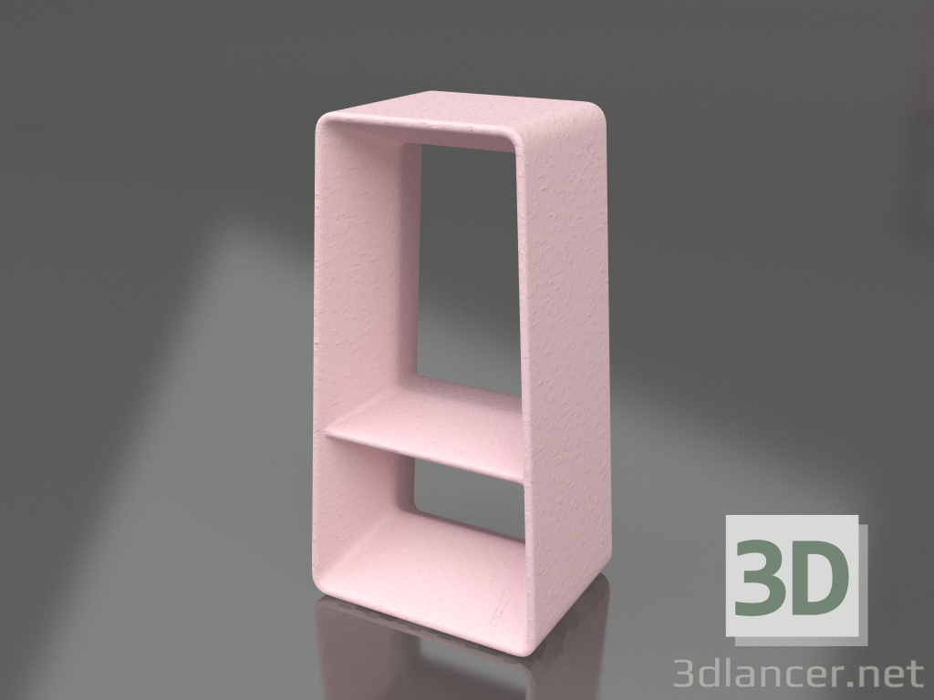 modèle 3D Tabouret haut (Rose) - preview