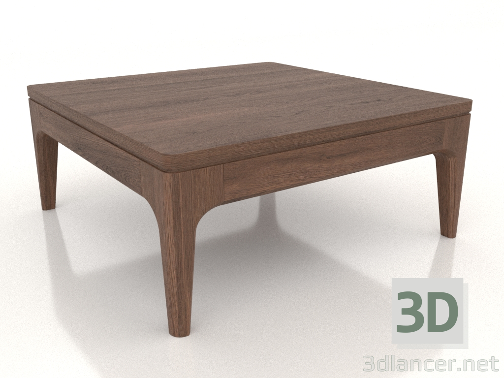 modello 3D Tavolino basso FARGO 600x600x250 mm (rovere tabacco) - anteprima