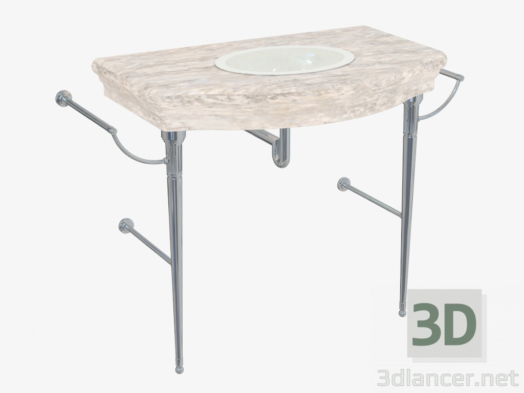 3d model Console shell Ascot - preview