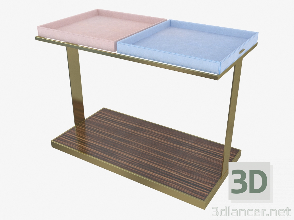 modello 3D Tavolino LOUIS (88х45хН60) - anteprima