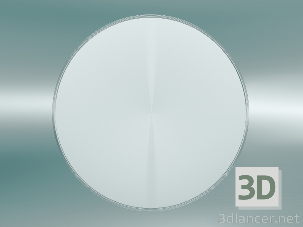 modèle 3D Miroir Sillon (SH6, Ø96cm, Chrome) - preview