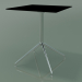 3d model Square table 5740 (H 72.5 - 59x59 cm, spread out, Black, LU1) - preview