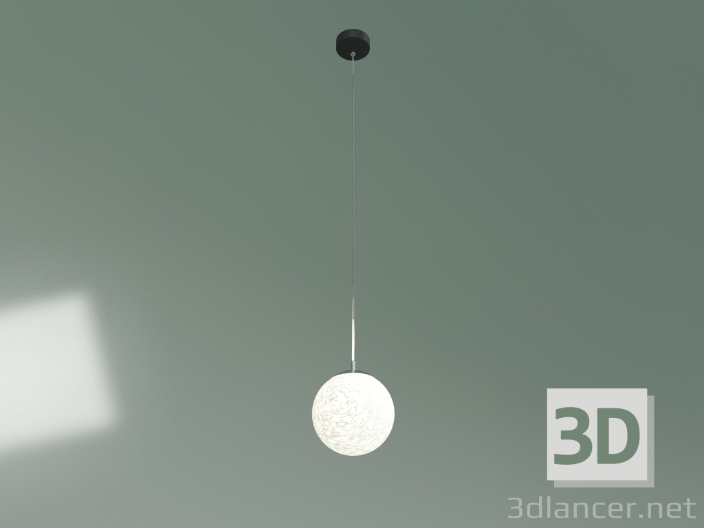 3d модель Підвісний світильник 70069-1 (хром-чорний) – превью